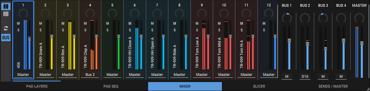 Sends Master